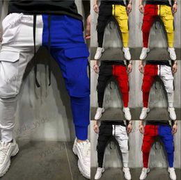 Men's Jeans Men's Pants Weatpants Hip Hop Joggers Cargo Pants Men Casual Pants Fashion Printing Trousers Streetwear Pantnes Hombre K107 T231123