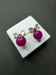 Dangle Earrings Koraba Womens Purple Earring Charms 925 Jade 42120