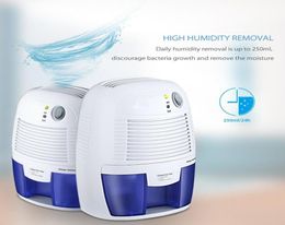 INVITOP Mini Dehumidifier for Home Portable 500ML Moisture Absorbing Air Dryer with Autooff and LED indicator Air Dehumidifier2180126