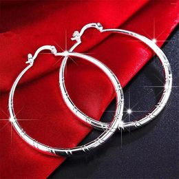 Hoop Earrings Big Trend Contracted Show Temperament Delicate Full Multi Pack Long Post Thick Earlobes