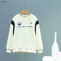 Luxury round neck kids hoodie Autumn Warm Long Sleeve baby sweater Size 110-150 Autumn Logo printing boy girl pullover Nov25