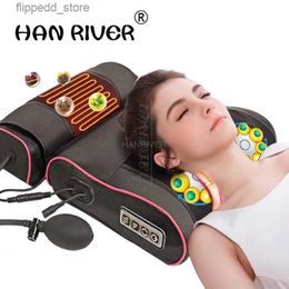 Massaging Neck Pillowws Cervical spine massager shoulder neck and waist massager pad kneading the whole body multi-functional cervical massage pillow Q231123