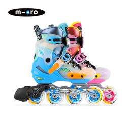 Inline Roller Skates Adjustable Kids Infinite RE Personalised Signature Stickers 231122