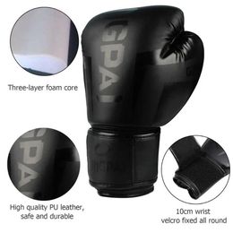 Protective Gear Kick Boxing Gloves For Adult Men Women PU Karate Muay Thai Guantes De Boxeo Free Fight MMA Sanda Training Adults Kids Equipment Hkd231124 438