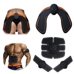 Electric Body Slimming Shaper Abdominal Buttocks Arms Vibrating Trainer Muscle Stimulator ABS Massager Vibrator Fitness Machine338z