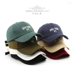 Ball Caps Japanese Female Spring/Summer Letter Fashion Baseball Hat Male Embroidered Hip Hop Outdoor Student Couple Hat2023