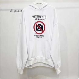 dhgate essentialhoodies women 2023 New VTM Cute Letter Photography Plush Loose Hooded Hoodie for Men and Women