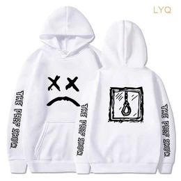 Men's Hoodies Sweatshirts Crying face printed Hoodie men's women neutral fashion trend men clothing personality handsome four seasons long sleeves 6PES