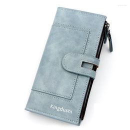Wallets Women PU Leather Female Long Hasp Coin Purses Large Capacity Card Holder Money Bag Zipper Wallet For