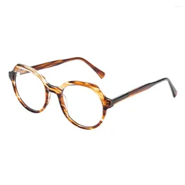 Sunglasses Retro Small Anti-blue Light Glasses Women Imitation Wood Plate Men Tortoiseshell Frame Ultra-light Optical
