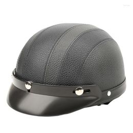 Motorcycle Helmets Half Breathable Impact-resistant Cycling Horse Riding Gear Scooter With Ear Protector