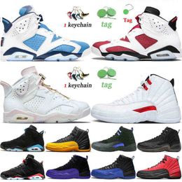 Jumpman 6s 12s Men Sneakers Basketball Shoes Mens 6 Hare UNC Gold Hoops DMP British Black Infrared Flu Game Twist Hommes outdoor sports