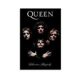 Panel Hanging Posters Vertical Bohemian- Rhapsody 1975 Wall Art Canvas Doth Posters