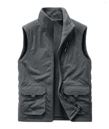 Men's Vests Man Hunting Vest Outerwear & Coats Large Size Mountaineering Pography Sleeveless Jacket Coat Men Fashionable