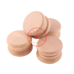 Portable Innovative Design Wood Material Zinc Alloy 55MM Herb Tobacco Smoking Grind Spice Miller Grinder Crusher Grinding Chopped Hot Cake