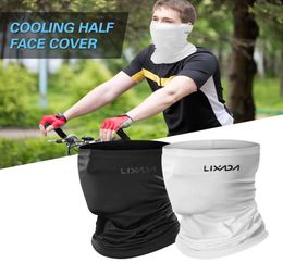 Halloween Half Face Mask Motorcycle Neck Scarf Riding Headband Balaclavas Running Dust Summer SunProtective Cycling Headgear Neck6239485