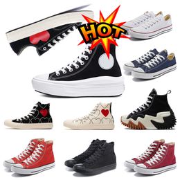 Designer 1970 women shoes Red Heart 1970s Big Eyes Chuck Hearts 70s Skate Thick Platform Shoes Classic Canvas Material Mens Skateboard Sneaker 35-44 size