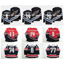 Maglia da hockey T.J. GH Oshie Lars Eller Nicklas Backstrom Reverse Retro Tom Wilson Evgeny Kuznetsov John raro