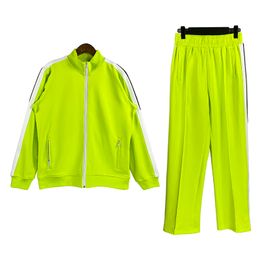 Tasarımcı Palms Mens Trailsuit Fermuar Ceketler ve Spor Pantolon Setleri Pa Melekler Kadın İşlemeli Mektup Trailsuits Jogger Leisure Pantolon Track Suit 158