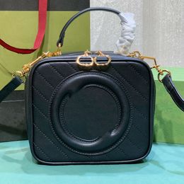 Camera Bag Handbag Purse Genuine Leather Clutch Handbags Crossbody Bags Double Zipper Flap Wallet Long Shoulder Strap Gold Hardware
