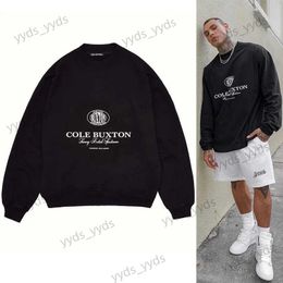 Men's Hoodies Sweatshirts Cole Buxton CB Arrival Cotton Hoodies Letter Printing Terry Material Coat Oversize Black White Men Women O-Neck Long Sleeve T231123