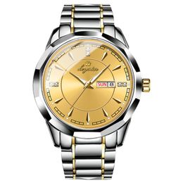 top quality men watch mechanical automatic watches stainless Steel watches Fashion Style gold color wristwatch luxury Watch