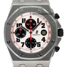 Swiss Luxury Watches Audemar Pigue Wristwatch Royal Oak Offshore Automatic Mechanical Watch Epic Royal Oak Offshore 26170st Panda Dial with Paper Wn-by60