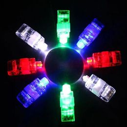 Christmas decoration LED Finger Lamp gloves Fingers Ring Light Glow Laser Finger Beams Flashing lights Festival Party Flash Kid ra2798