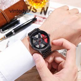 Luxury Watch New Korean Net Red Wheel Mechanical Creative Watch Men's Sports Versatile Fashion Quartz