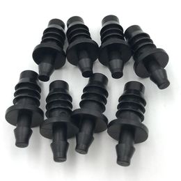 Watering Equipments 4mm/8mm Waterpipe Plugs Hose End Connectors Plastic Functional Pipe Fitting Barb Tail Connector 100pcs