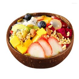 Bowls Coconut For Salad And Bowl Breakfast Decoration