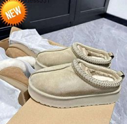 Slippers New Australia slippers Tazz Suede boots Classic ultra mini Shearling platform Slipper snow boot chestnut Antelope brown winter UGGsity 623EST