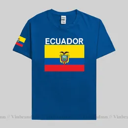 Men's T Shirts Ecuador Ecuadorian Men Tshirts 2023 Nation Team Shirt Cotton T-shirt Sporting Gyms Clothing Tees Country Flag ECU