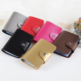 Card Holders Fashion Solid Colour Net Red Simple Sleeve Document Creative Multi-functional PU Pickup Bag
