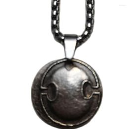 Pendant Necklaces Vintage Ancient Coin Silver Plated Man / Women Jewellery P0014