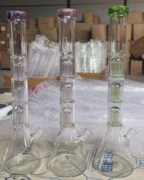 Vintage Premium Tree Glass bong hooKah 8Aarm Perc 9MM BEAKER Original Factory Direct Sale can put customer logo by DHL UPS CNE