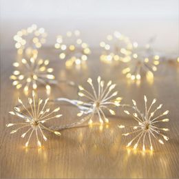 Decorative smoke lamp solar cell box dandelion curtain light