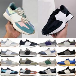 Sneakers N 327 Scarpe sportive da uomo bianche Scarpe da corsa blu navy blu cammello chiaro erba bianca verde sale marino fagioli rossi latte grigio scuro scarpa da jogging bassa da donna