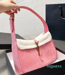 2023 Designer Cleo handbags Shoulder Bag Leather plush underarm bags personality Quality Leather Advanced Fashion Lady Purses handbags