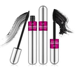 4d Silk Fiber Lash Mascara 2 in 1 Waterproof Mascaras Black Natural Lengthening and Thickening Effect No Clumping Superstrong Long5996663