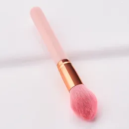 Makeup Brushes Pink Professional Brush Natural Goat Wooden Handle Hair Foundation Powder Contour Eye Shadow Face Make Up