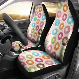 Car Seat Covers Sweet Donut Pack Of 2 Universal Front Protective Cover