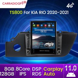 128G Car Dvd Radio Android Multimedia Player for KIA RIO 4 IV FB X-line 3 2020-2021 2 Din GPS Navigation Stereo Carplay Auto 2din