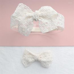 Hair Accessories 10pcs/Lot Lace Bow Hairpins White Sweet Headband Girl Charm Clip Ornament Fashion Accessory