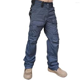 Men's Pants Tactical Men Multi-Pocket Outdoor Cargo Military Combat Trousers Men's Wear-Resistant Hiking Work Male