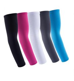 Cycling Arm Sleeves UV Sun Protection Cover for Sports Golf Fishing Running Elbow Arm Warmers Bicycle Fitness Arm Guardb Over 100 Colours Available In Our Store