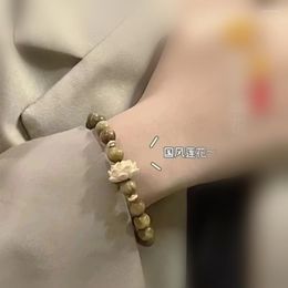 Strand Original Lotus Sandalwood Teen Vintage Bracelet Simple Men's Women's Rosary Beads Elegant Gift Charm Item