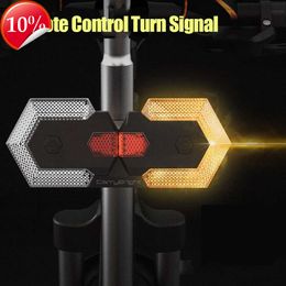 New Bicycle Light Smart Wireless Remote Control Bike Turn Signals Front Rear Cycling Safety Warning LED Tail Electric scooter lights