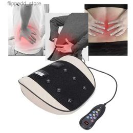 Massaging Neck Pillowws Electric Heating Neck Back Massage Pillow Vibrating Waist Cervical Massager Muscle Relax Relieve Fatigue Lumbar Disc Herniation Q231123