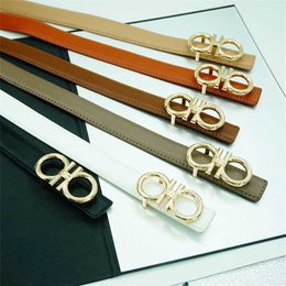 32% OFF Designer New Belt women's leather orange Khaki grey apricot personality trend durable inner buckle belt